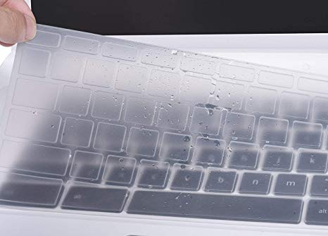 ASUS Chromebook Flip C302CA Keyboard Cover, CASEBUY Silicone Anti Dust Keyboard Protector Skin ASUS Chromebook Flip C302CA 12.5-Inch Chromebook Laptop, Clear