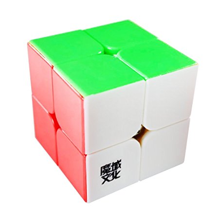 MoYu New YJ Lingpo Speed Smooth 2 x 2 Stickerless Cube Puzzle