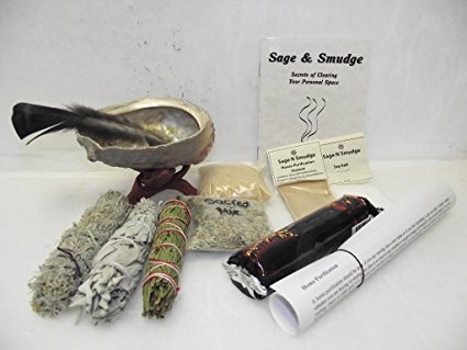 House Purification Smudging Cleansing Gift Set Sage N Smudge
