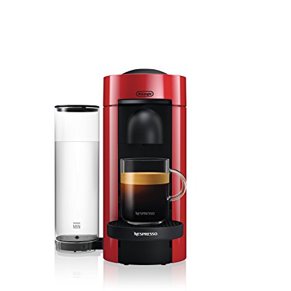 Nespresso VertuoPlus Coffee and Espresso Maker by De'Longhi, Red