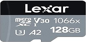 Lexar Professional 1066x microSDHC/SDXC SDMI Card, 128 GB Capacity