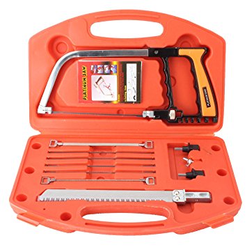 Magic Handsaws Set, Drillpro 12pcs/set HSS 12-Inch DIY Multi Purpose Bow Saw for Wood Working, Kitchen, Glass,Tile, Wood, Metal, Plastic