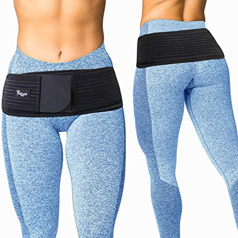 Posture Magic Sacroiliac SI Joint Support Belt for Women and Men - Reduce Sciatic, Pelvic, Lower Back and Leg Pain - Stabilize SI Joint - Large (Hip Size 46-55")