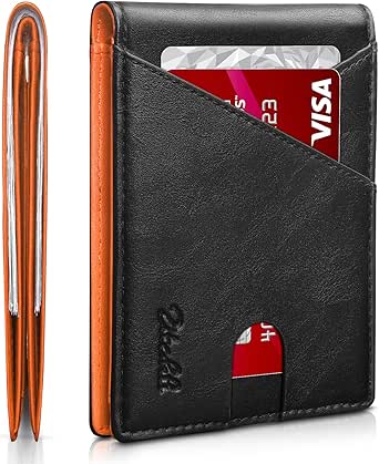 Zitahli Wallet for Men,Mens Wallet,Slim Leather Bifold,RFID Blocking 11 Slots Gift Box…