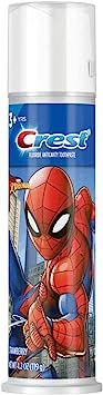 Crest Toothpaste 4.2 Ounce Baby Spiderman Pump (Strawberry) (Pack of 2)