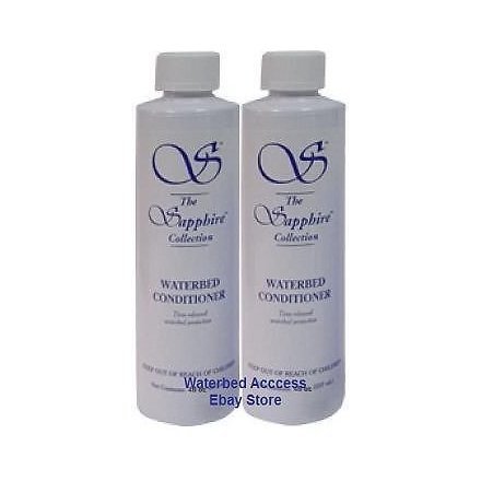 Two 4 oz Bottles of BLUE MAGIC Waterbed Conditioner For all Water Bed Mattresses