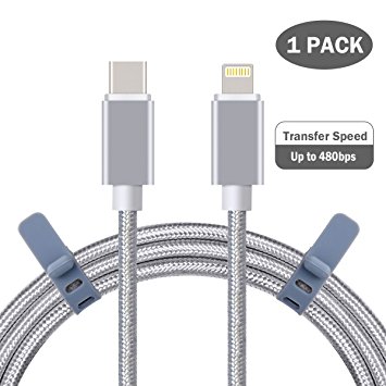 USB Type C Cable, LC-dolida USB C to Lighting iPhone Cable (3.3ft) for Charging and Data Transfer, Connecting your iPhone/iPod/iPad to MacBook and iPhone 8, iPhone 8 plus, iPhone x and More