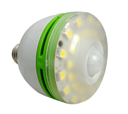 Amzdeal White E27 110v 48 LED Motion Sensor Light Bulb Lamp