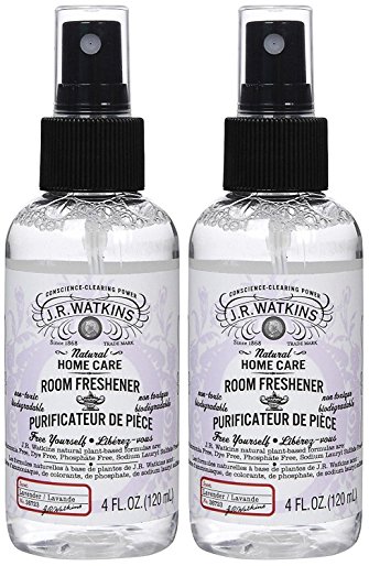 Pack of 2 x J.R. Watkins Room Freshener Lavender - 4 fl oz