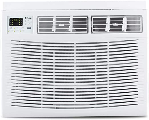 Energy Star 6,000 BTU Window-Mounted Air Conditioner with "Follow Me" LCD Remote Control