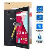 Blu life one 4G LTE Screen protector KuGi  Ultra-thin 9H Hardness High Quality HD clear Premium Tempered Glass Screen Protector for BLU Life One 4G LTE 2015 released 5 inch smartphone 1 pcs
