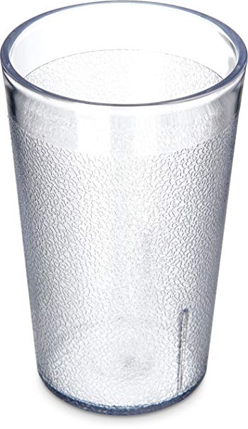 Carlisle 5506-207 Stackable Shatter-Resistant Plastic Tumbler, 9.5 oz., Clear (Pack of 24)