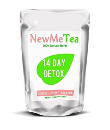 NewMeTea - 14 Detox tea for Weight Loss, Slimming, Fat Burn and to Calm & Cleanse Your Body. 100% Natural Herbs with Delicious Taste. Reduce Bloating, Increase Energy and Suppress Appetite