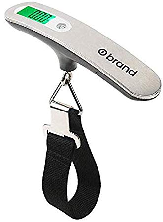 o1brand Digital Luggage Scale, 110lb/50kg (max),Hanging Scale for Baggage, Portable Hand Scale, Electronic LCD Display