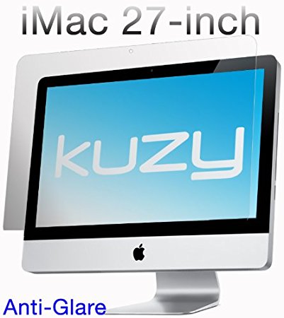 Kuzy - Anti-Glare Matte Screen Protector Filter for 27 inch iMac Desktop Display 27" Model: A1312 and A1419 - ANTI-GLARE