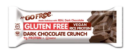 NuGo FREE Bar, Dark Chocolate Crunch, 1.59-Ounce Bars (Pack of 12)