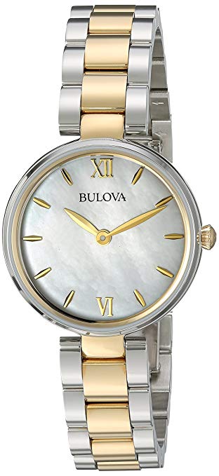Bulova Womens 98L226 Dress White Dial Watch