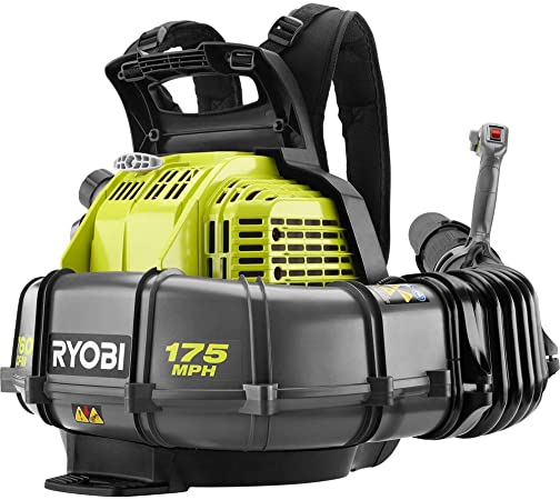 Ryobi 175 MPH 760 CFM 38cc 2-Cycle Gas Backpack Leaf Blower with Variable Speed Trigger