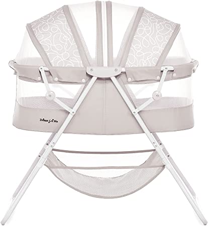 Dream On Me Karley Bassinet in Cool Grey