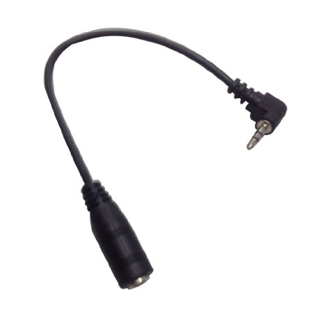niceEshopTM 25mm Male to 35mm Female Stereo Audio Jack Adapter CableBlack rather than