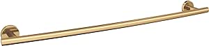 Amerock BH26544CZ | Champagne Bronze Towel Bar | 24 in (610 mm) Towel Rack | Arrondi | Bathroom Towel Holder | Bathroom Hardware | Bath Accessories