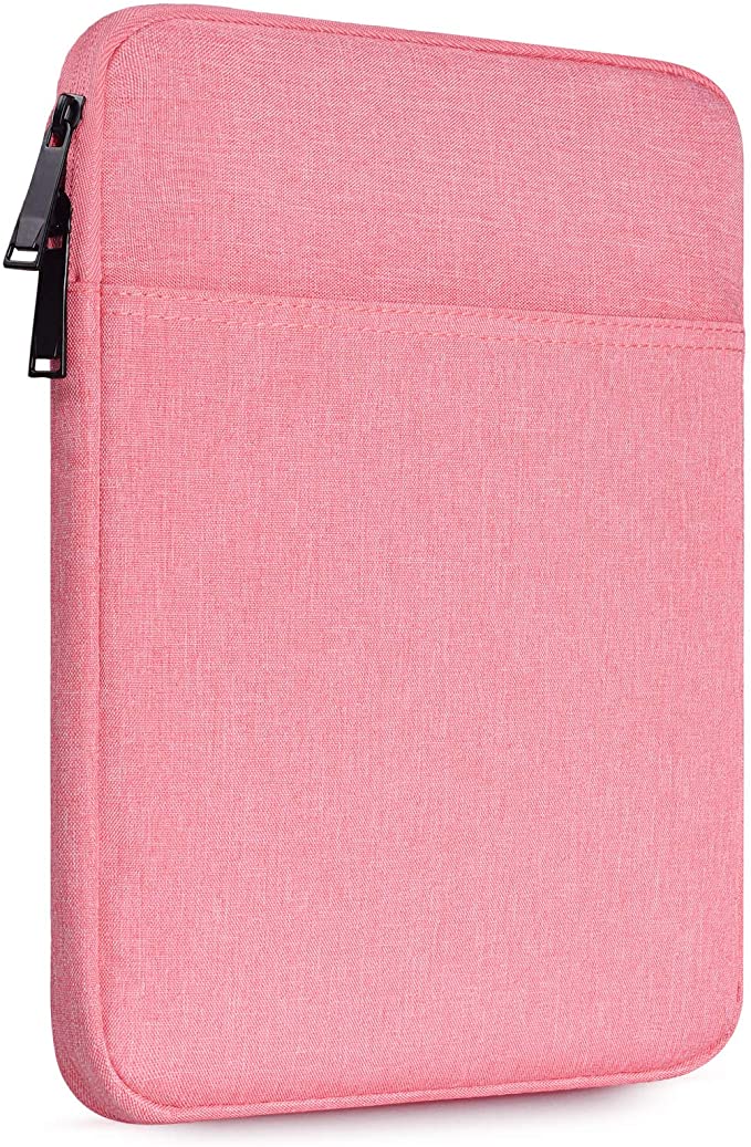 10 Inch Waterproof Tablet Sleeve Case for Samsung Galaxy Tab S5e S6 10.5/Galaxy Tab A 10.1, Smart Tab 10 M10 P10 10.1, iPad Pro 11 10.2 9.7, iPad Air 3 10.5 inch Tablet Protective Bag,Pink