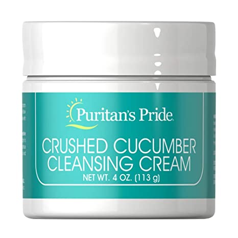 Puritan's Pride Crushed Cucumber Cleansing Cream-4 oz Cream