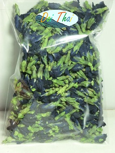 Organic Dried Butterfly Pea Thai Herbals Blue Tea 100 Gram.