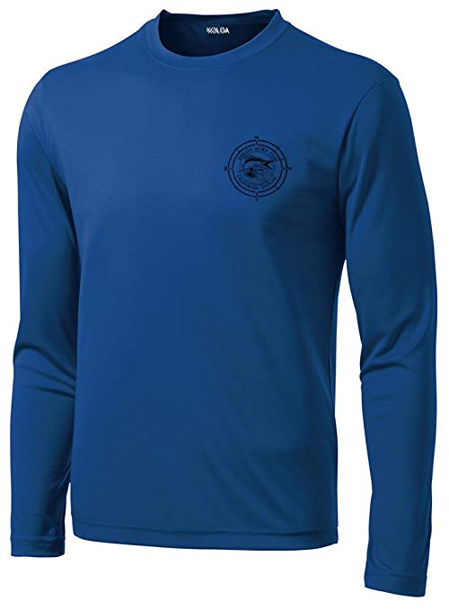 Joe's USA Koloa Surf Moisture Wicking Long Sleeve Graphic Shirts. Regular Big & Tall Sizes