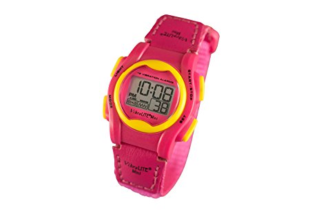 VibraLITE Mini 12-Alarm Vibrating Watch - Pink