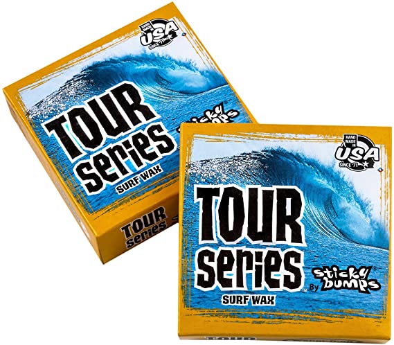 Sticky Bumps Tour Series Warm/Tropical Surf Wax (Pack of 3), White