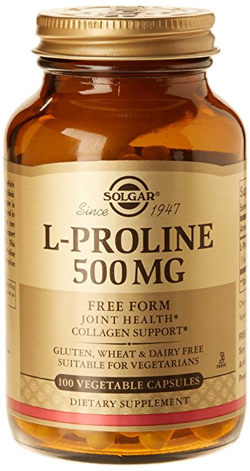 Solgar - L-Proline, 500mg, 100 veggie caps