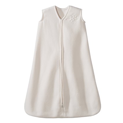 HALO SleepSack Micro-Fleece Wearable Blanket, Cream, Medium