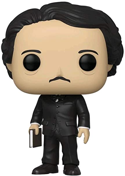 Funko Pop! Icons Edgar Allan Poe with Book 2019 NYCC Shared Sticker Exclusive