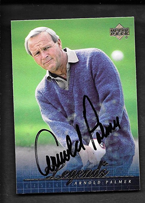 Arnold Palmer i Autographed Signed Upper Deck Card -- COA - (Near Mint Condition)5