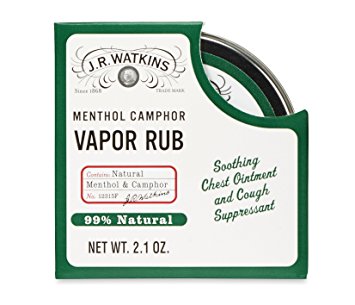 J.R. Watkins Menthol Camphor Vapor Rub, 2.1 Ounce