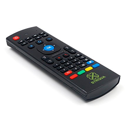 Air Mouse, STRQUA Air Remote Mouse MX3,2.4G Wireless Kodi Remote Control ,Mini Wireless Keyboard & infrared Remote Control Learning, Best For Android Smart Tv Box HTPC IPTV PC Pad