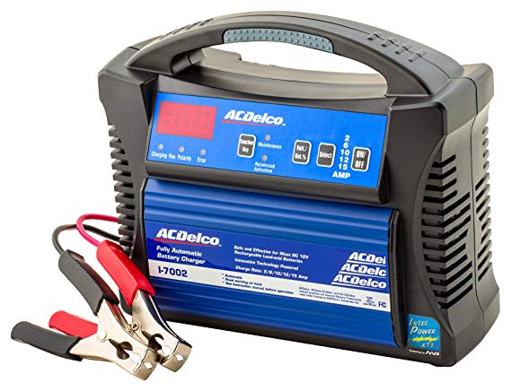 ACDelco I-7002 15 Amp Battery Charger with Clamps