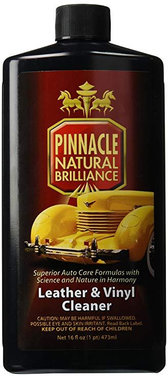 Pinnacle Natural Brilliance PIN-250 Leather and Vinyl Cleaner, 16 fl. oz.