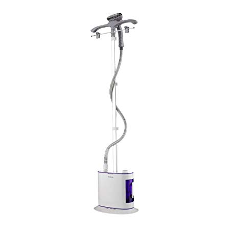 Homeleader Garment Steamer, High-Powered Standing Full Size Fabric Steamer with Fabric Brush and Garment Hanger