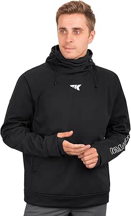 KastKing Mountain Mist Fishing Hoodie Water Resistant Windproof, Breathable Fleece Lining, Built-In Neck Gaiter & Thumb Holes