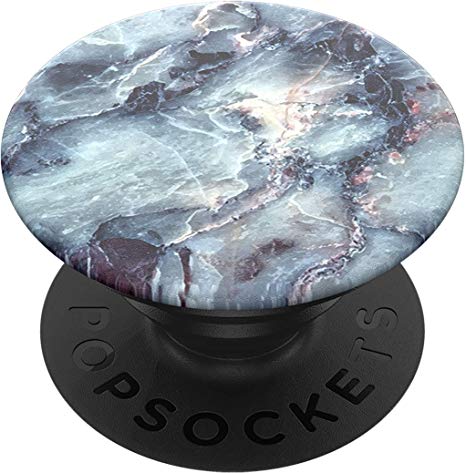 PopSockets PopGrip: Swappable Grip for Phones & Tablets - Blue Marble