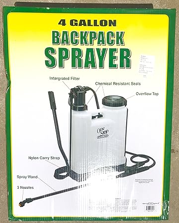 4 Gallon Backpack Sprayer with 4 Nozzles