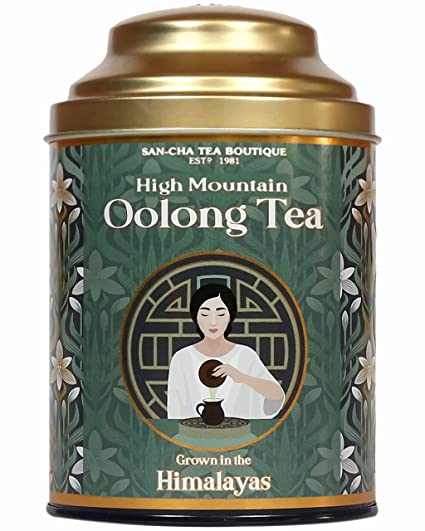 Sancha Tea Boutique Oolong Tea|High Mountain Oolong|Loose Leaf Tea (150Cups)|Himalayan Oolong Tea|100% Natural Tea|Slimming Tea|Boosts Metabolism