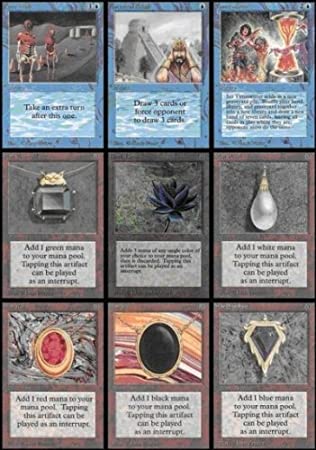 50 Vintage Magic Card Lot. Alpha-Stronghold Only! Pre-revised & more!! Includes 25  rares/uncommons!!!