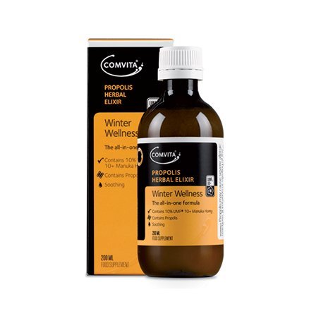 Propolis Herbal Elixer with Manuka Honey 200ml liquid by Comvita