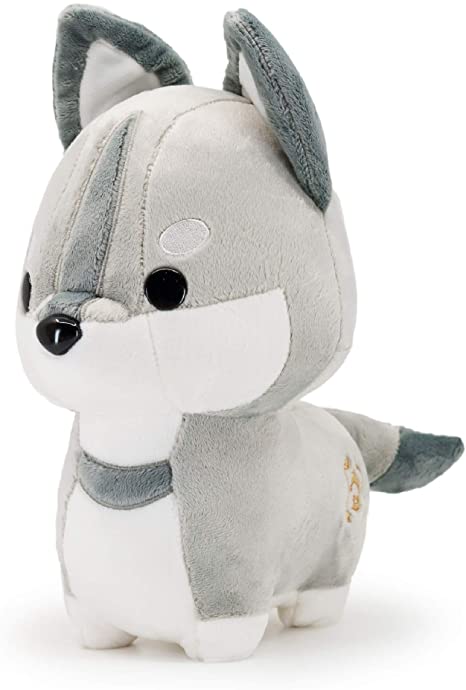 Bellzi Wolf Stuffed Animal - Soft Cute Gray Wolf Plush Toy - Plushies and Gifts for All Ages, Kids, Babies, Toddlers - Wolfi