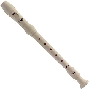 Stagg RECBAR Soprano Baroque Recorder - Cream