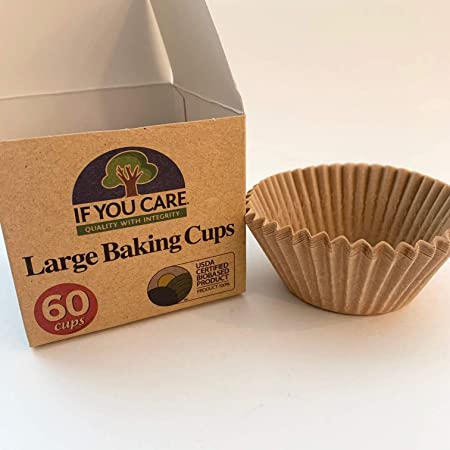 IF YOU CARE BAKING CUPS,BROWN 2.5IN, 60 CT