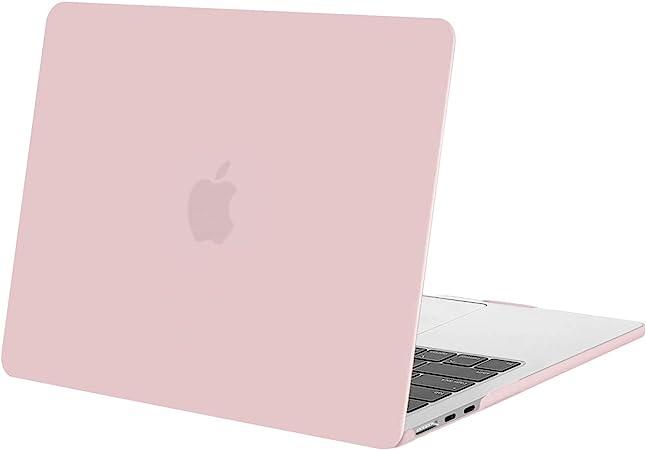 MOSISO Compatible with MacBook Air 13.6 inch Case 2022 2023 Release A2681 M2 Chip with Liquid Retina Display & Touch ID, Protective Plastic Hard Shell Case Cover, Baby Pink